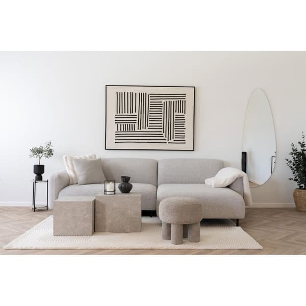 Tæppe, Pune, 160x230 cm, Elfenben