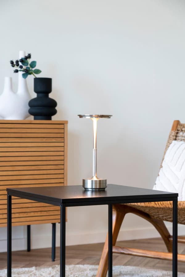 Bordslampa, Lyneham LED, 13x28.5 cm, Silver