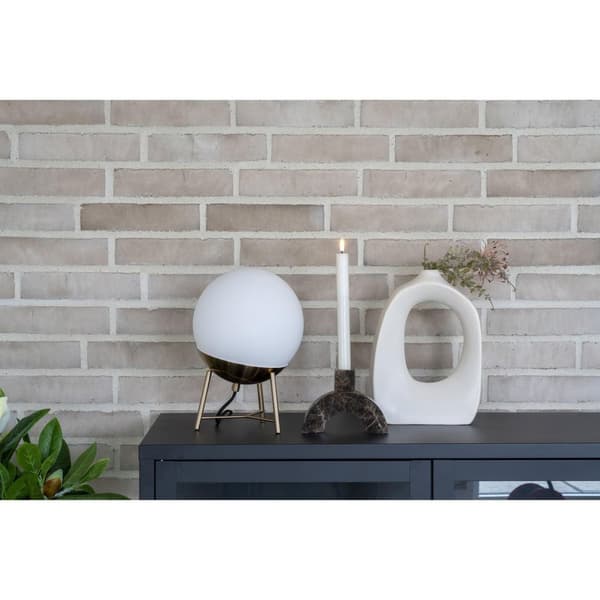 Lampe, Chelsea bordlampe, 20x26 cm, messing
