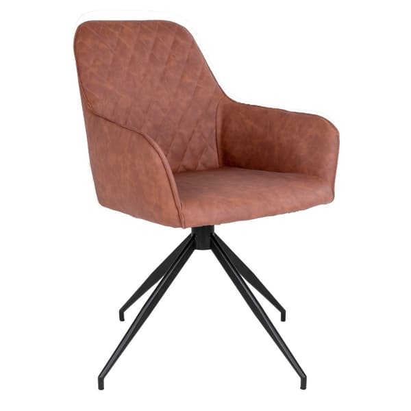 Ruokailutuoli, Harbo Swivel, 62x56 cm, Ruskea