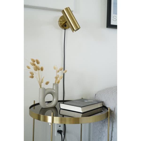 Vägglampa, Paris, 15x10x22 cm, Mässing
