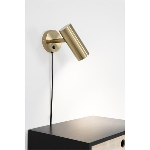 Vägglampa, Paris, 15x10x22 cm, Mässing