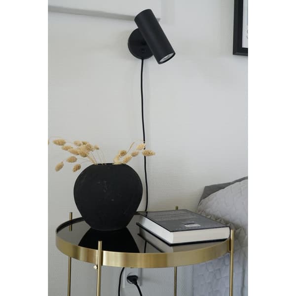 Lampe, Paris Væg, 15x10x22 cm, Sort