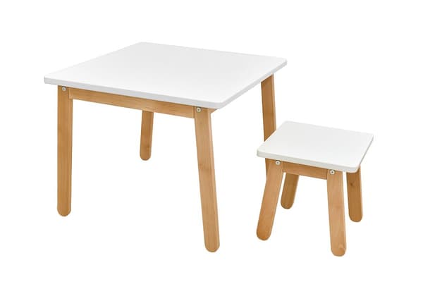 Bellamy – Bord woody elegant vit – Färg: Vit