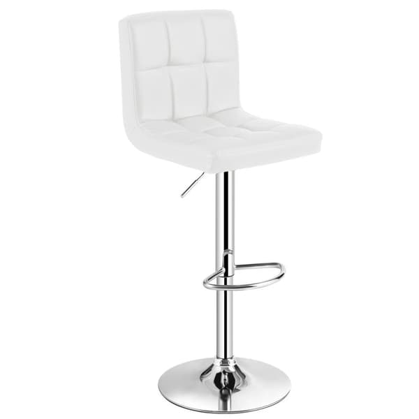 Justerbar skammel MONZO hvid Eco