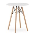 Miniatyrbillede 1 af 4: JUST HOME Skandinavisk rundt bord 60 cm hvid
