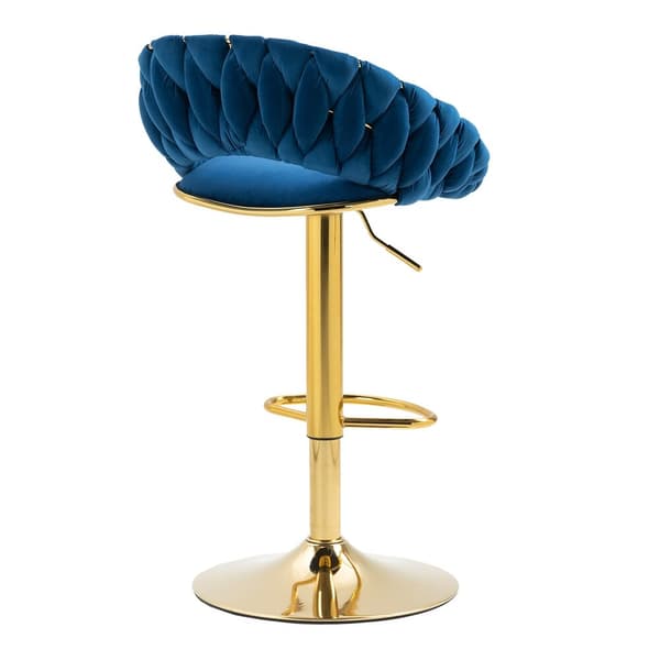 Säädettävä baarijakkara, FARVISO sininen elegantti loft