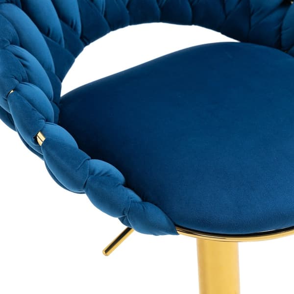 Säädettävä baarijakkara, FARVISO sininen elegantti loft