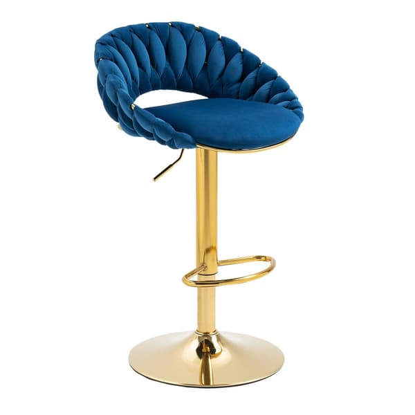 Säädettävä baarijakkara, FARVISO sininen elegantti loft