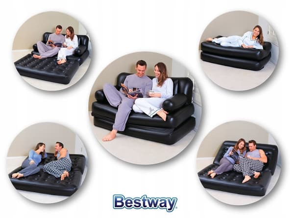 Luftmadras Multi 5-i-1 sofa 188 x 152 x 64 cm #75054