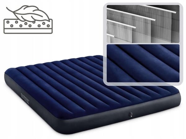 Luftmadras Classic King 203 x 183 x 24 cm #64755