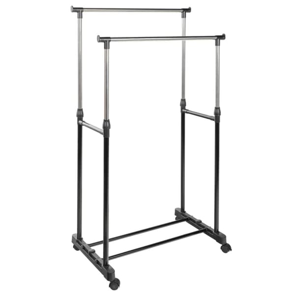 Mooistoerwonen Garderobe 110x46x178 cm stof sort