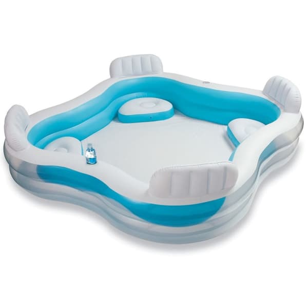 Intex klappstol 203x231x66 cm mørkegrå