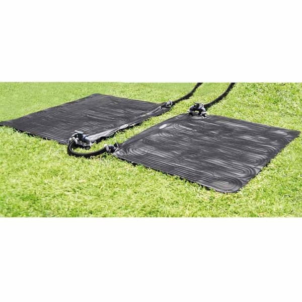 Intex solvarmematte 1,2 x 1,2 m PVC svart