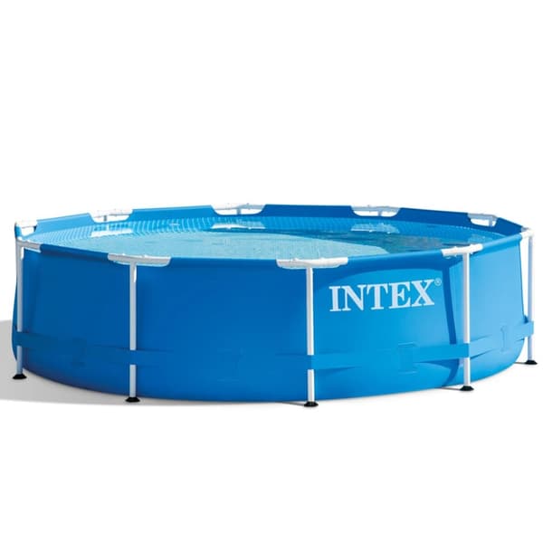 Intex simbassäng i metallram 244x51 cm