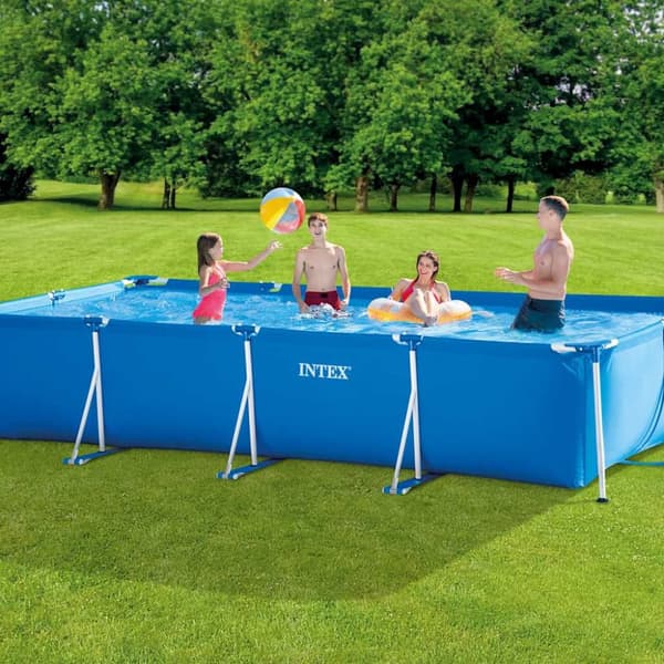Intex swimmingpool med rektangulær ramme 300x200x75 cm 28272NP