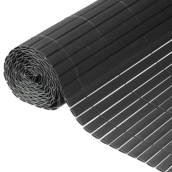 Nature Hageskjerm dobbeltsidig 1,5x3 m PVC hvit