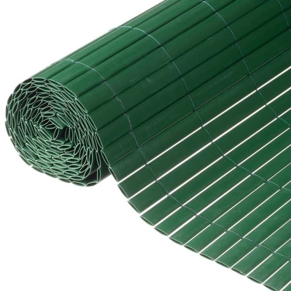 Nature Hageskjerm dobbeltsidig 1x3 m PVC grå