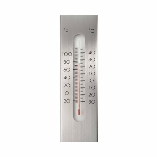 Nature vægtermometer 3,8x0,6x37 cm aluminium