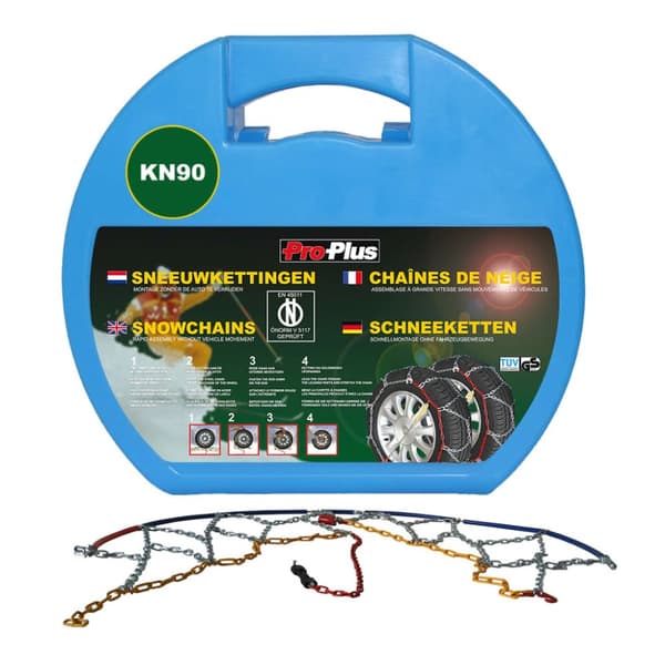 ProPlus lumiketjut 12 mm KN80 2 kpl