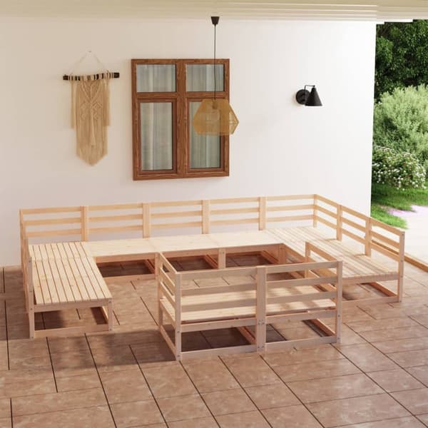 Mooistoerwonen 11-delers loungesett heltre furu 74