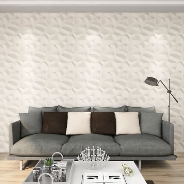 Mooistoerwonen 12 stk. vægpaneler 3D 3 m² 0,5x0,5 m 6