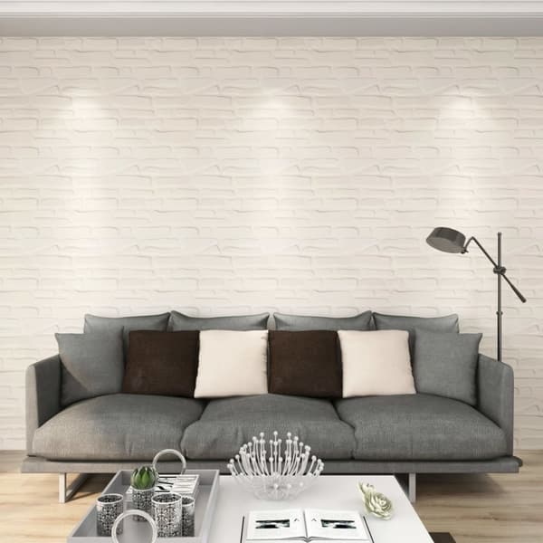 Mooistoerwonen 12 kpl seinäpaneeleita 3D 3 m² 0,5x0,5 m 7