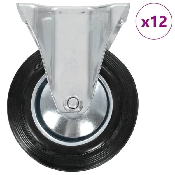 Mooistoerwonen 12 stk. faste hjul 125 mm