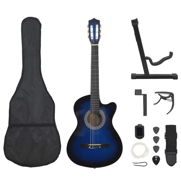 Mooistoerwonen 12-delat gitarrset cutaway med 6 strängar western 1