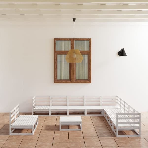 Mooistoerwonen 12-delers loungesett heltre furu hvit 14