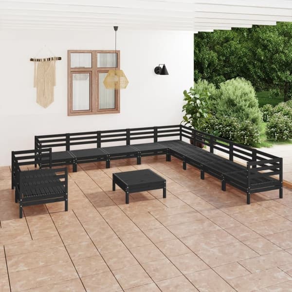 Mooistoerwonen 12-delers loungesett heltre furu svart 3