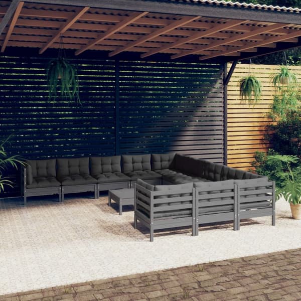 Mooistoerwonen 12-delt loungesæt med imprægnerede hynder gr. 6