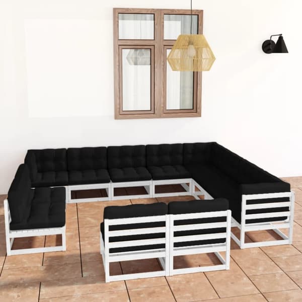 Mooistoerwonen 12-delers sofagruppe med puter heltre furu 54