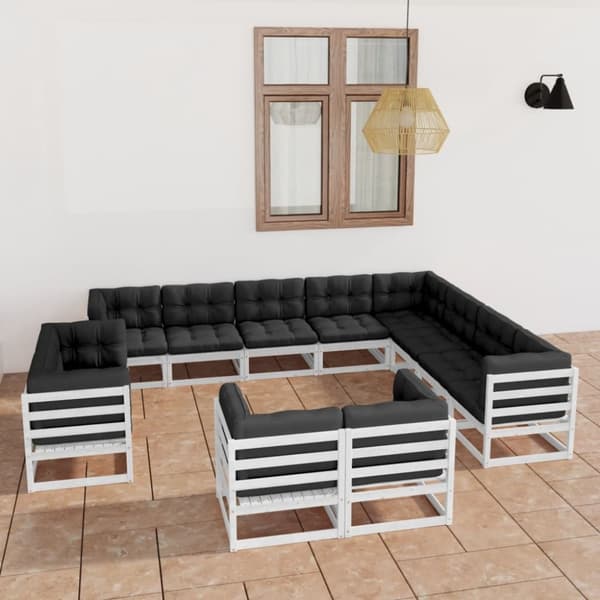 Mooistoerwonen 12-delers sofagruppe med puter heltre furu 57