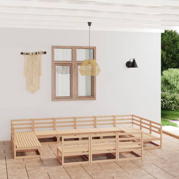 Mooistoerwonen 13-delers loungesett i heltre furu 28