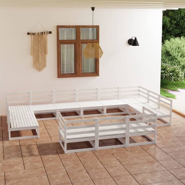 Mooistoerwonen 13-delad loungegrupp massiv furu 38