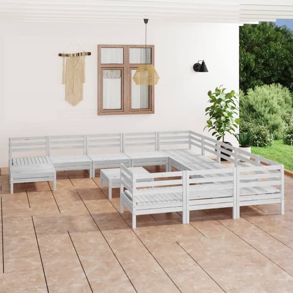 Mooistoerwonen 13-delers sofagruppe heltre furu hvit 4