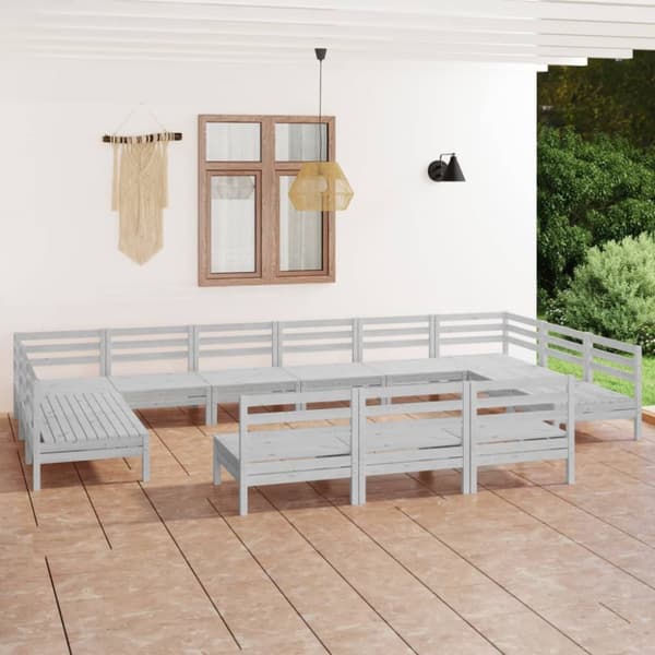 Mooistoerwonen 13-delers sofagruppe heltre furu hvit 6