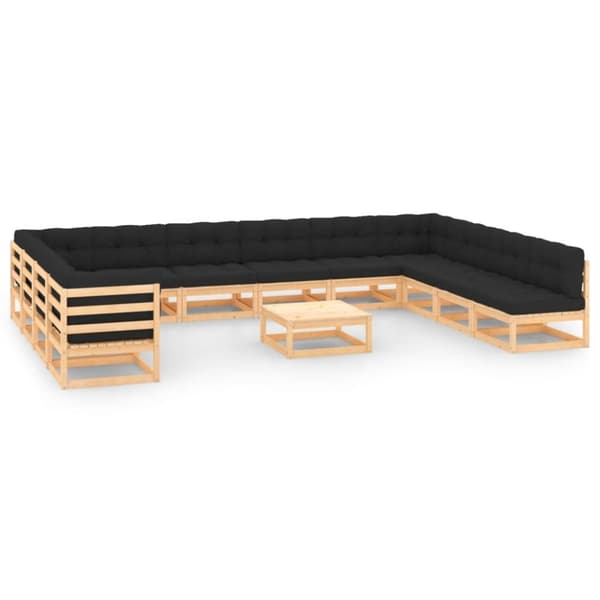 Mooistoerwonen 13-delers loungesett med antrasittfarget pute 1