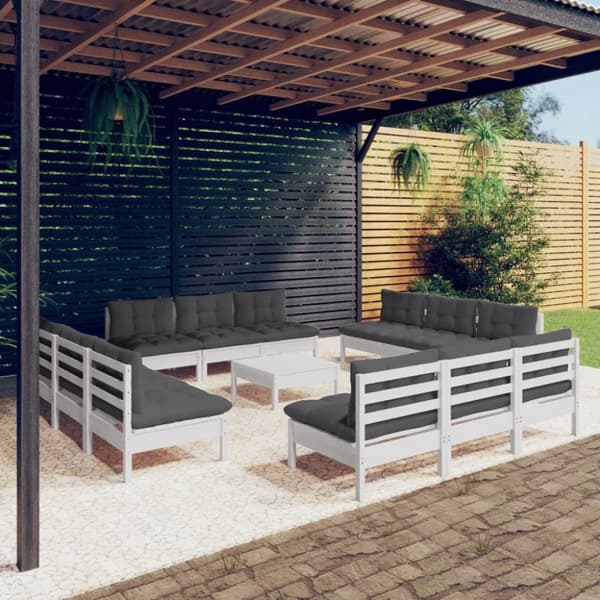 Mooistoerwonen 13-delers loungesett med antrasittfarget pute 10