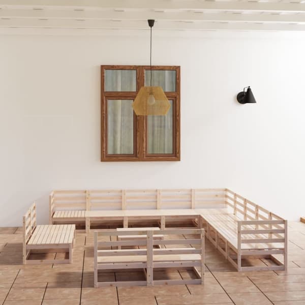 Mooistoerwonen 14-delers loungesett i heltre furu 4