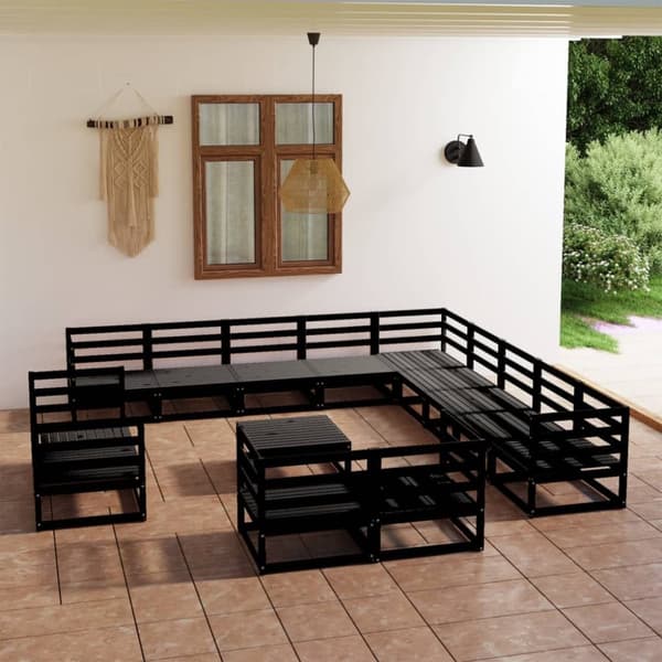 Mooistoerwonen 14-delers loungesett i heltre furu 9