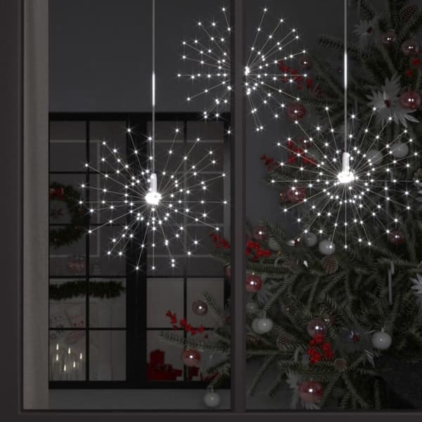Mooistoerwonen 2 st julbelysning fyrverkerier 280 LED utomhus 1