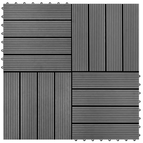 Mooistoerwonen 22 stk. terrassefliser 30x30 cm 2 m² HKC mørkebrun 3