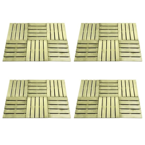 Mooistoerwonen 24 stk. terrassefliser 50x50 cm træbrun