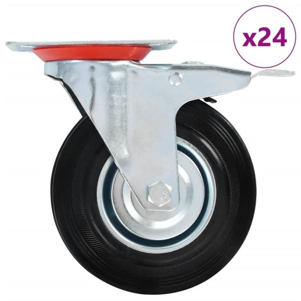 Mooistoerwonen 24 kpl pyörät 125 mm 3