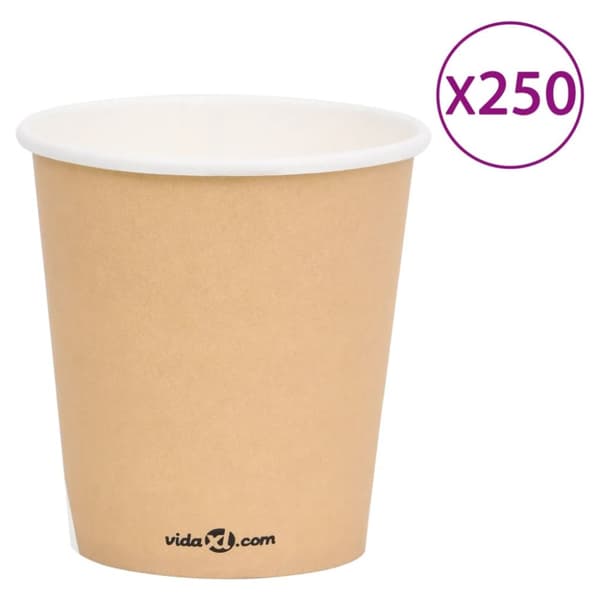 Mooistoerwonen 250 stk kaffekopper 120 ml papir svart