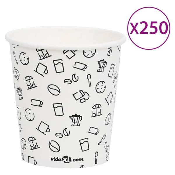 Mooistoerwonen 250 stk kaffekopper 200 ml papir brun