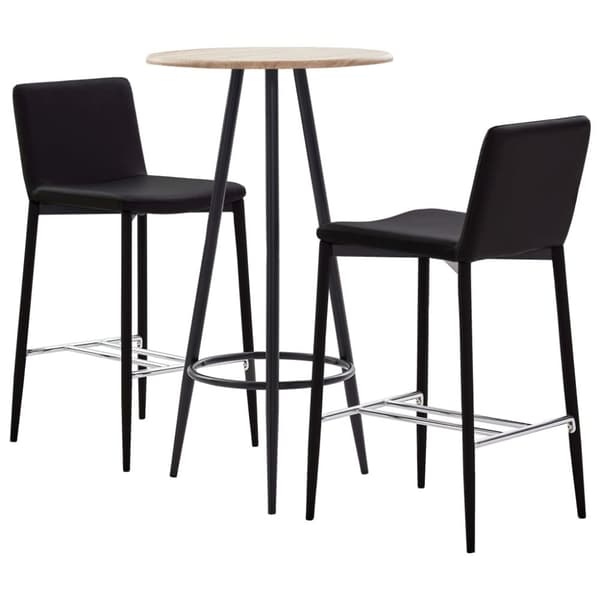 Mooistoerwonen 3-delat barset i konstläder brunt 1