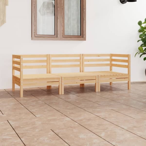 Mooistoerwonen 3-delt loungesett i heltre furu 13